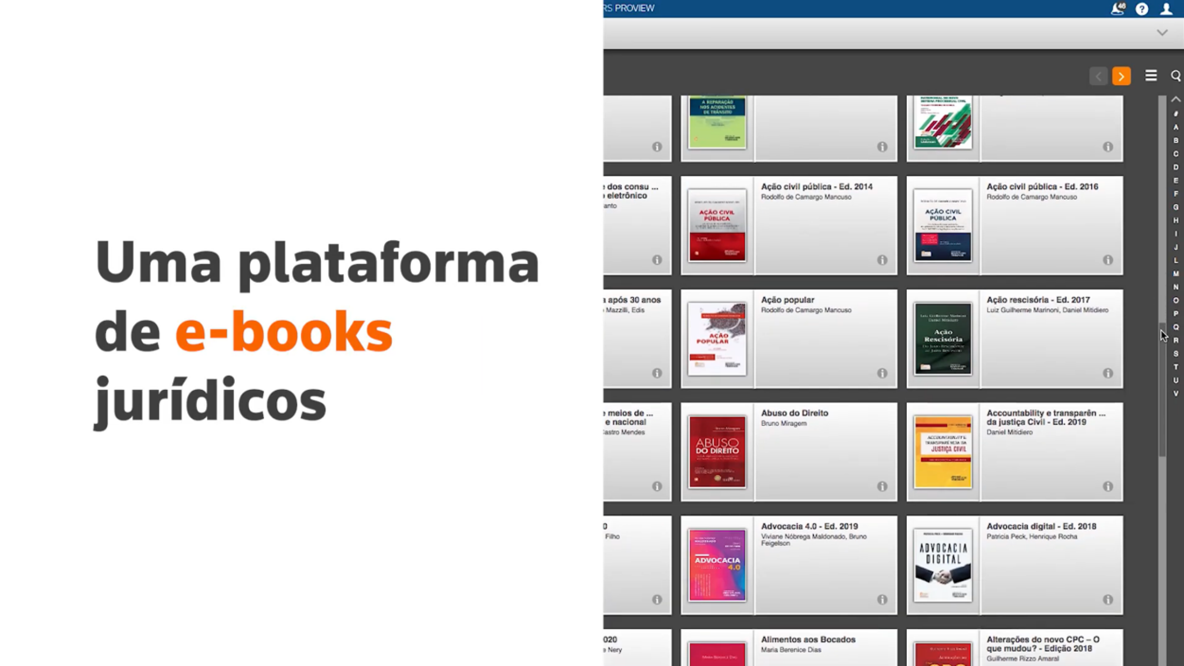 Biblioteca Digital Proview™ | Brasil | Thomson Reuters